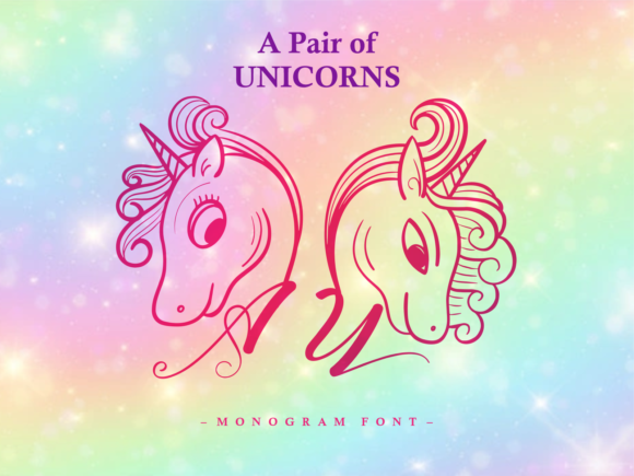 A Pair of Unicorns Font for Branding That Feels Thoughtful & True