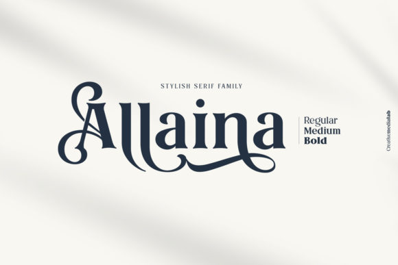 Allaina: A Serif Font That Elevates Handmade Charm