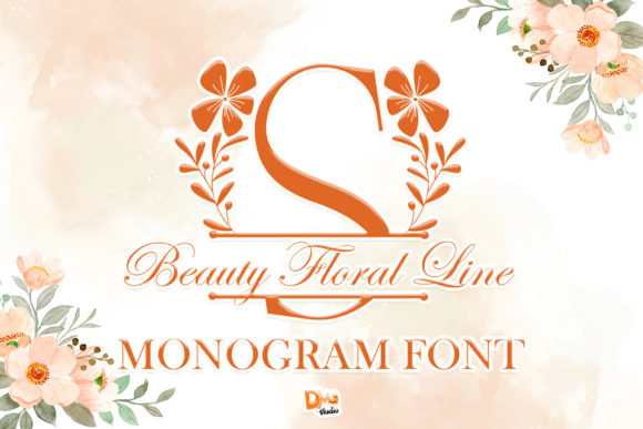 Beauty Floral Line: A Decorative Font That Makes Love Letters & Launches Feel Intentional