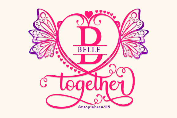 Belle Monogram: A Decorative Font for Digital Branding and Web Design