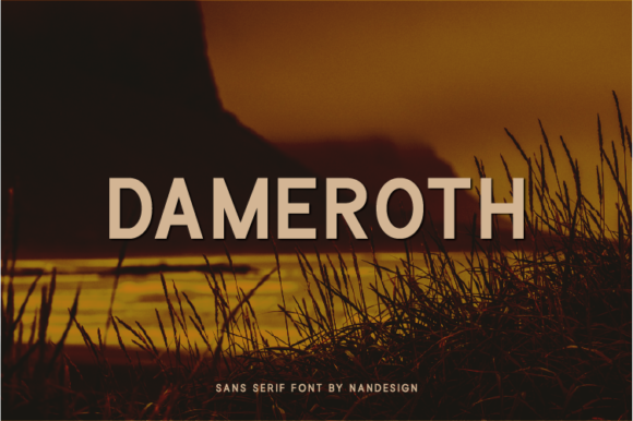 Dameroth: A Clean Sans Serif Font for Campaign Clarity