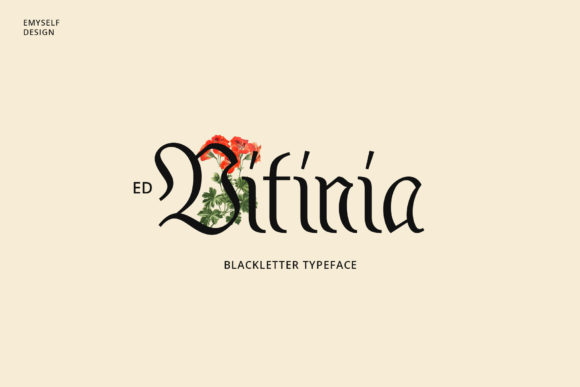 ED Vitinia: A Blackletter Font That Makes Your Campaign Stand Out