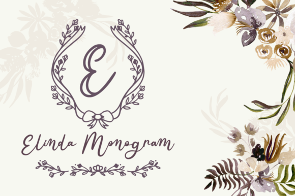 Elinda Monogram: A Delicate Touch for Editorial Design