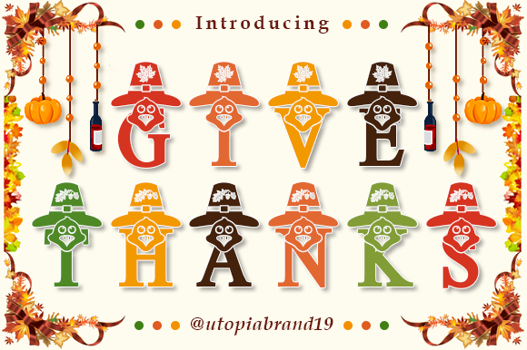 Give Thanks Monogram: A Font That Speaks Volumes