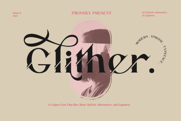 Glither: A Stylish Serif Font for Trusted Branding