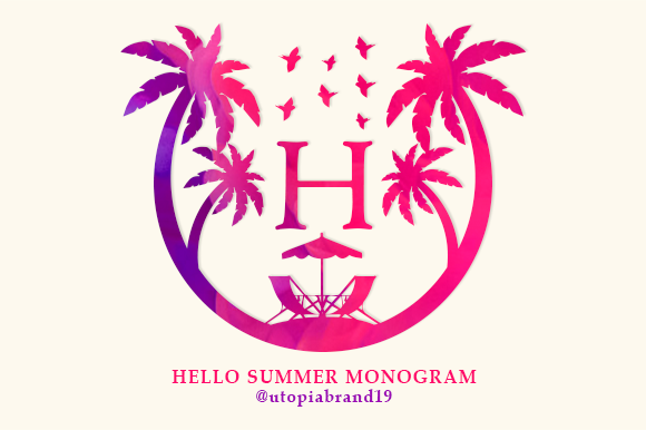 Hello Summer Monogram