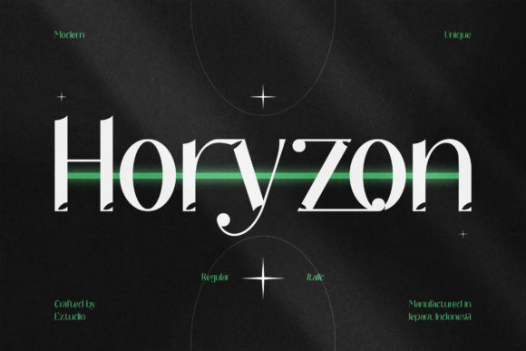 Horyzon: A Serif Font That Makes Your Campaigns Instantly Recognizable