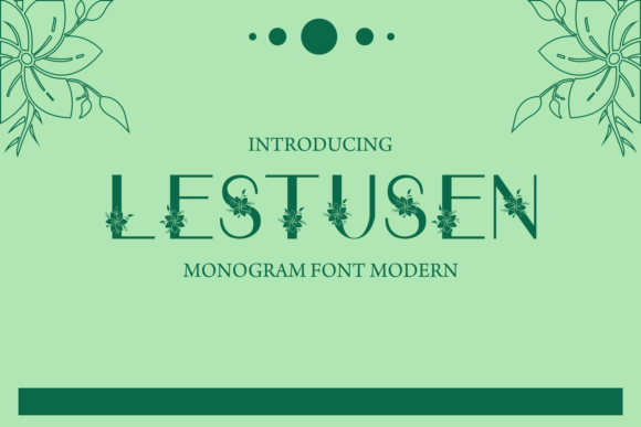 Lestusen: A Decorative Font That Adds Quiet Elegance to Real Branding Work