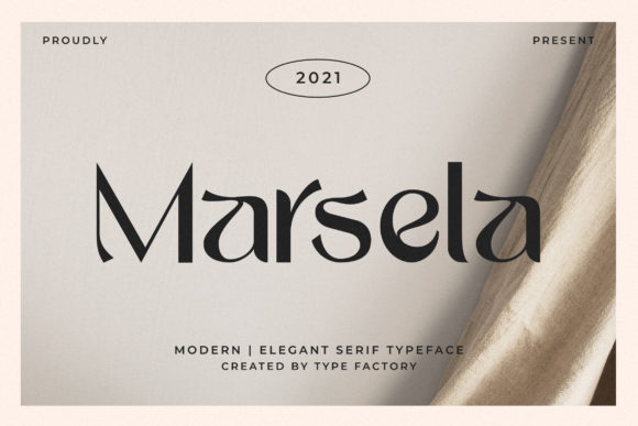 Marsela: A Refined Serif Font for Elegant Branding