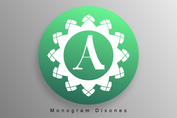 Monogram Dixones: A Decorative Typeface for Editorial Elegance