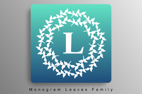 Monogram Leaves Family: A Decorative Font That Elevates Campaign Visuals