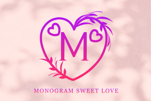 Monogram Sweet Love: A Decorative Font That Makes Your Brand Feel Like Home