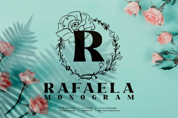 Rafaela Monogram: A Luxe Decorative Typeface for Thoughtful Branding