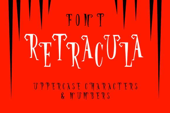 Retracula: A Bold Decorative Font for Digital Branding