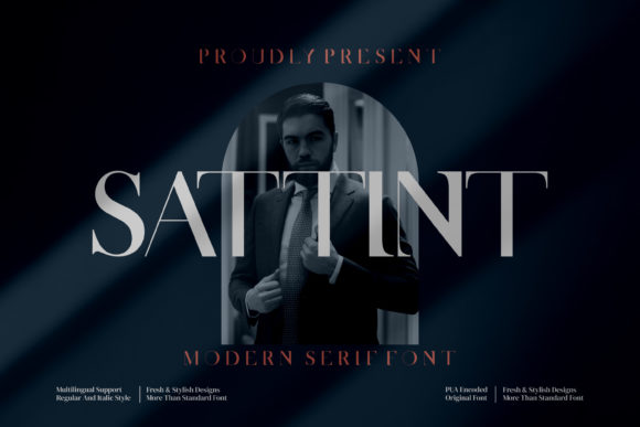 Sattint: A Modern Serif Font That Elevates Real Branding Work