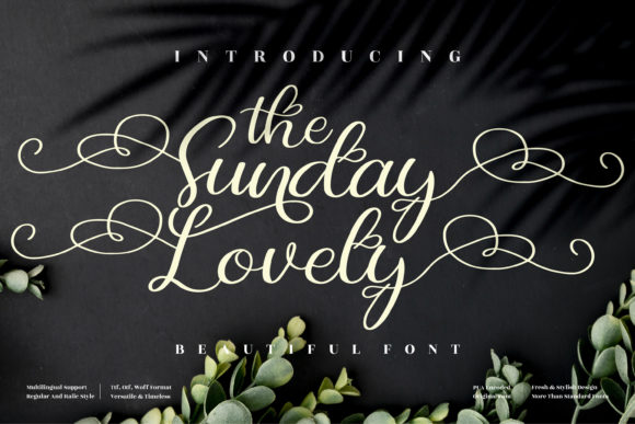 The Sunday Lovely: A Serif Font That Feels Human