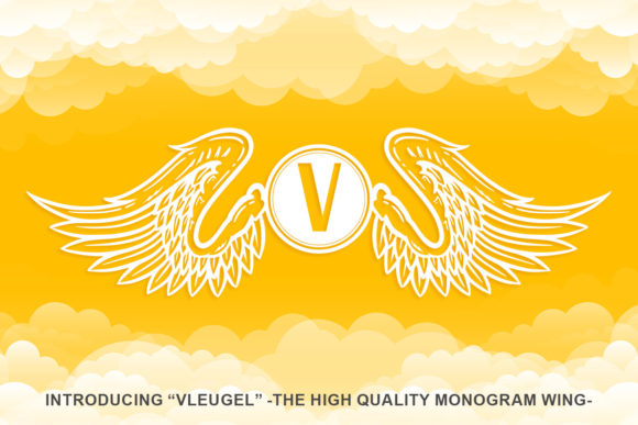 Vleugel Monogram: A Delicate Display Font for Editorial Design