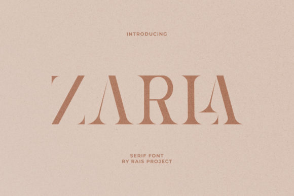 Zarla: A Modern Serif Font That Commands Attention